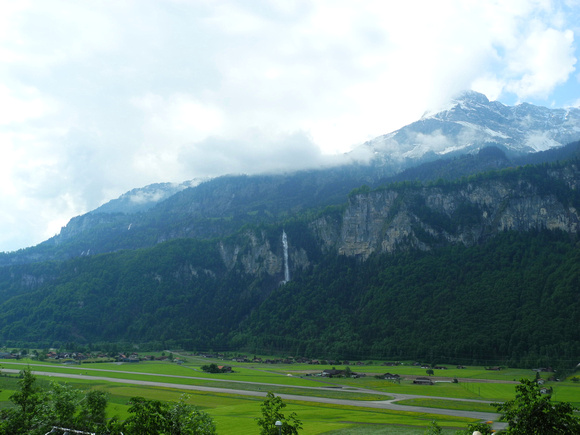 Valley Waterfall Interlakken Switzerland