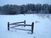 Hartley Pond Frozen