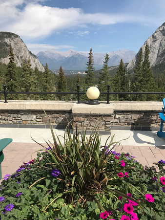 Banff Springs Hotel Balcony view