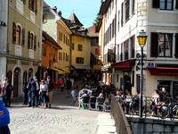 Street of Ice Cream shops