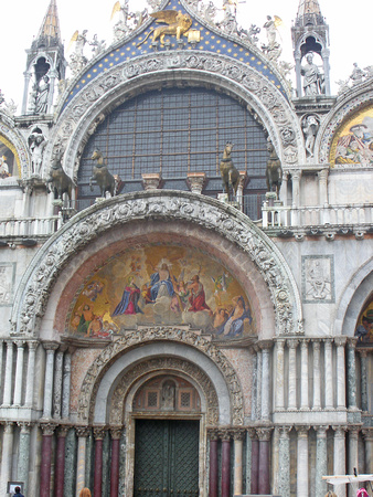 Entrance to St. Marks Basilica