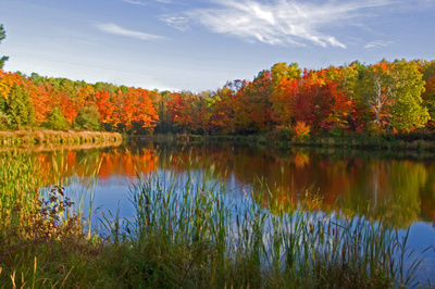 Northwoods Photography | Duluth MN Fall Colors | Bagley Pond reflections 2